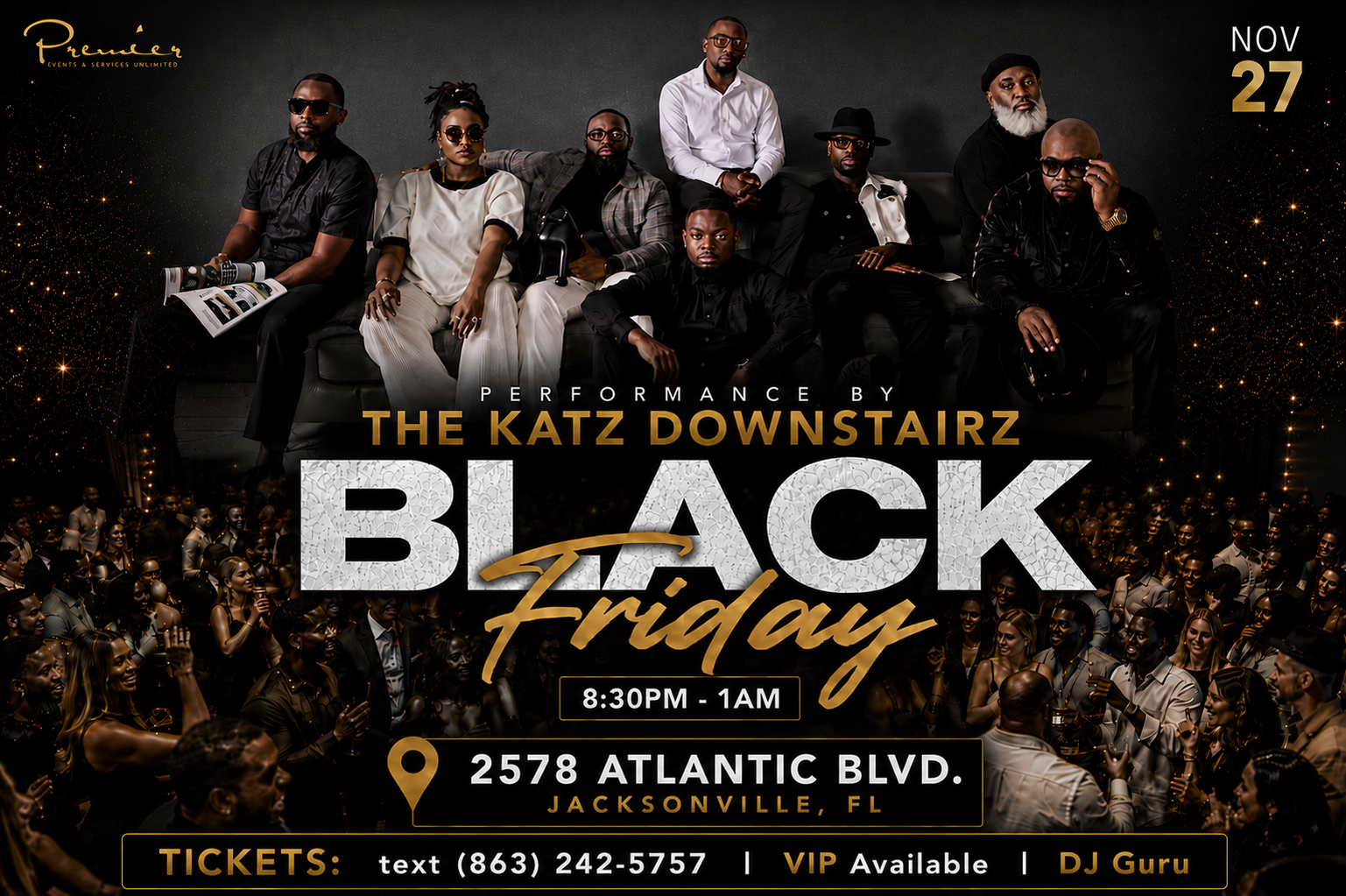 Flyer for Black Friday Experience