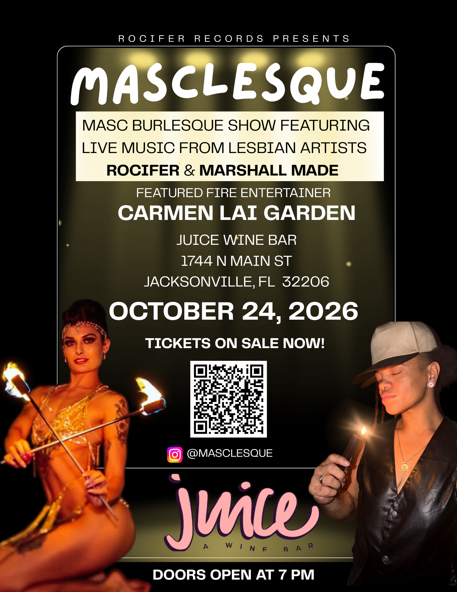 Flyer for masclesque